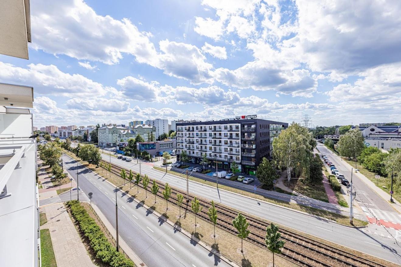 Fajny Apartament Z Parkingiem, Obok Metra. Varšava Exteriér fotografie