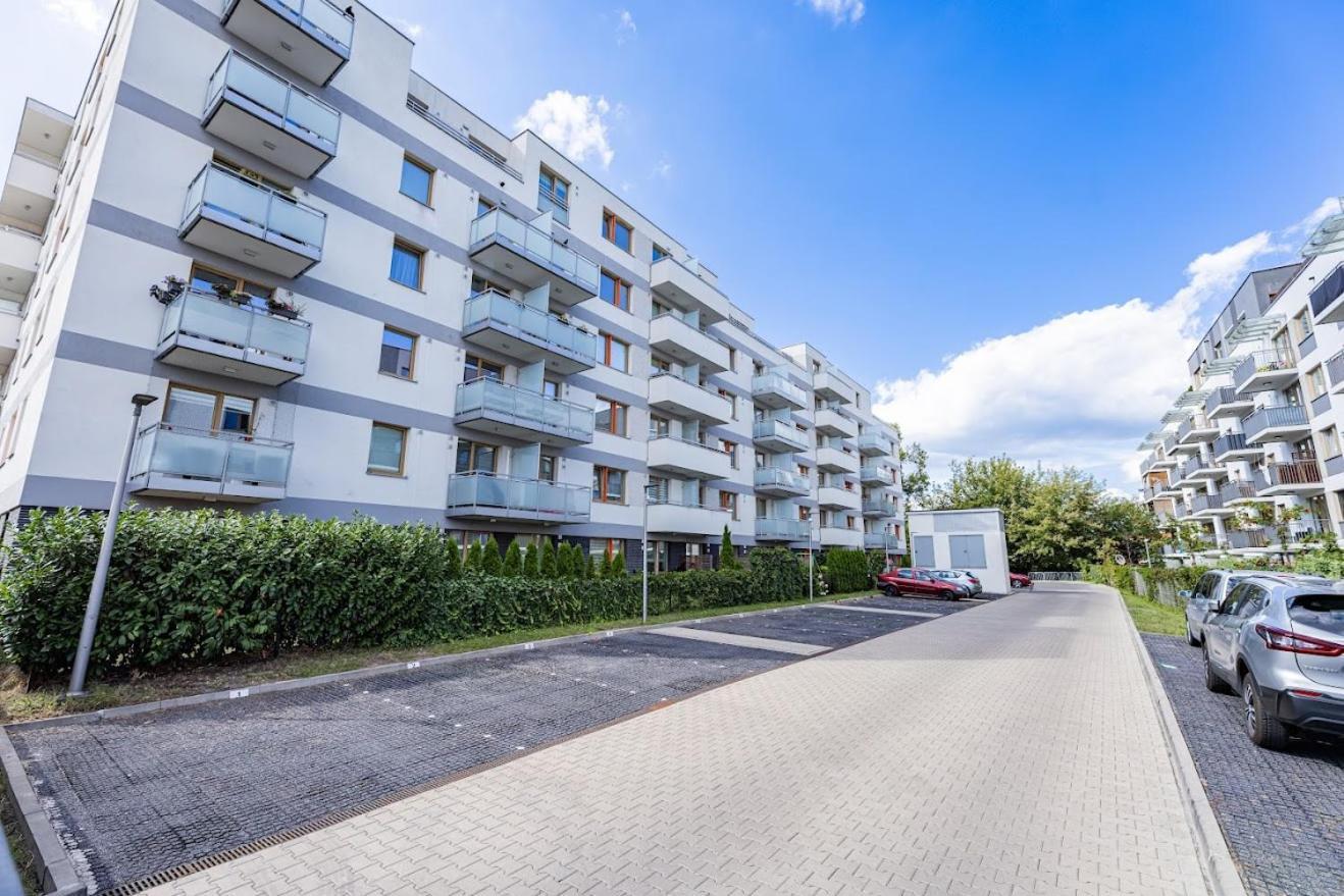 Fajny Apartament Z Parkingiem, Obok Metra. Varšava Exteriér fotografie