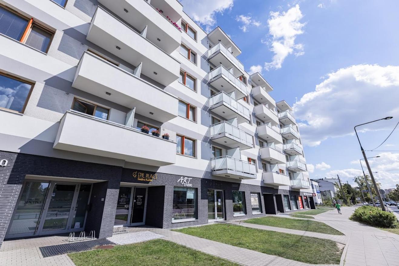 Fajny Apartament Z Parkingiem, Obok Metra. Varšava Exteriér fotografie
